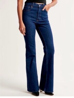 Abercrombie & Fitch Dark Blue Flare Jeans